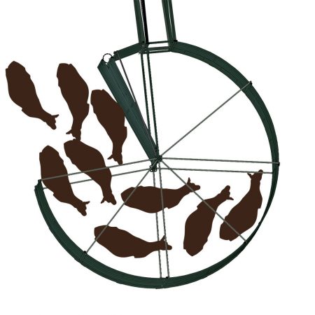 cattle see light and follow shape of pen