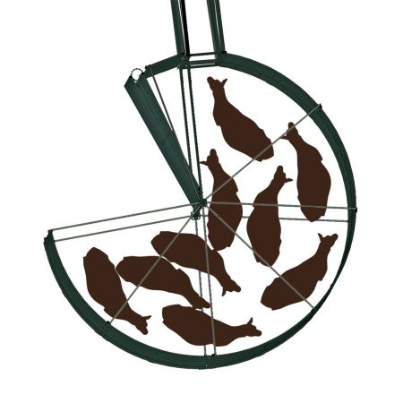 light draws cattle out of pen