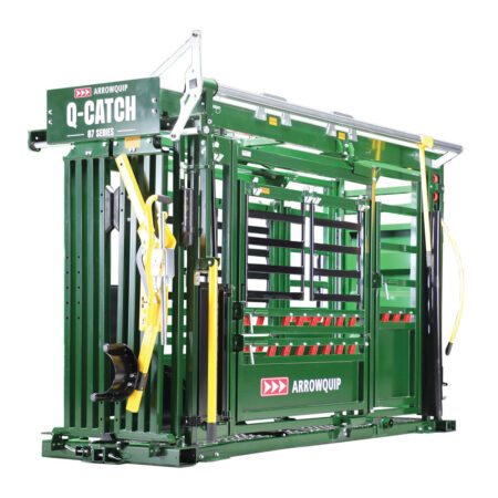 Side profile of Q-Catch 87 Series cattle crush with palpation cage