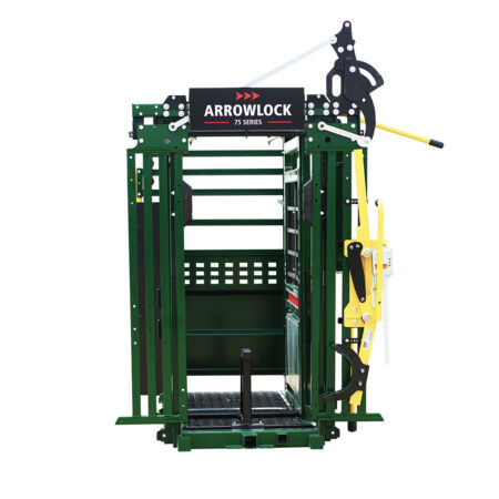 Arrowlock 75 squeeze chute with head gate open