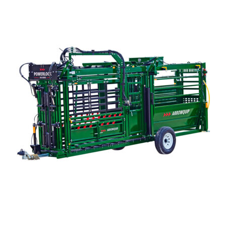 Powerlock 108 portable chute and alley ready for transportation