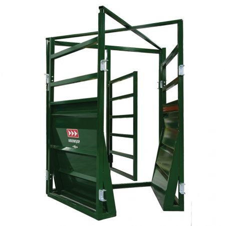 Front view of double race merge section by Arrowquip