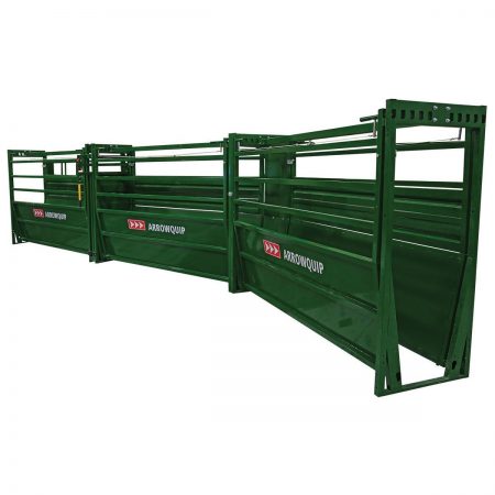 Easy Flow adjustable cattle race curved
