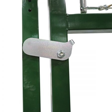 Easy Flow adjustable cattle race safety latch