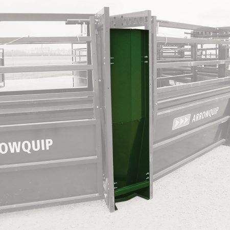 Easy Flow adjustable cattle race kicker panel 