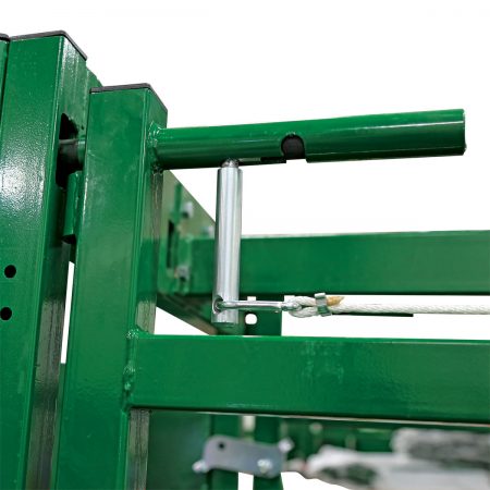 Easy Flow adjustable cattle race in locked position 