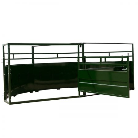 Single race Cattle Tub with a 90 Degree Exit 