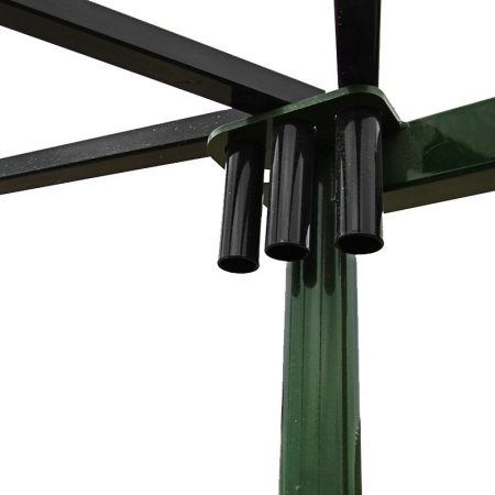 Close up of BudFlow top joiner bars by Arrowquip